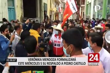 Download Video: Segunda vuelta: Verónika Mendoza formalizará su respaldo a la candidatura de Pedro Castillo