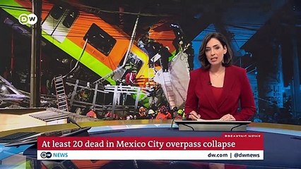 At least 20 dead in metro train bridge collapse in Mexico City _ DW News