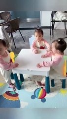 Chinese Triplets Baby Funny VideoWhen You Have Three Cute Naughty Kids التوائم الثلاثة