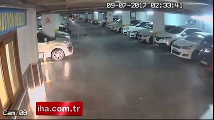 Lüks sitede motosiklet hırsızlığı