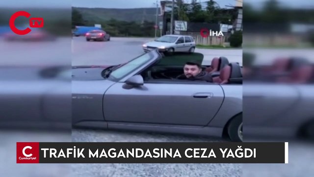 Ataşehir’de drift yapan trafik magandasına 6 bin 700 TL ceza