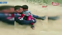 الشرطة التركية تبكي فرحا بعد الثور على طفل فقد في أحد غابات بوردو لمدة يومين