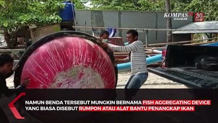 Nelayan Sukabumi Temukan Benda Bertuliskan Maldives