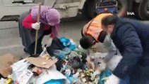 Pırlanta yüzüklerini yanlışlıkla çöpe attı, belediye ekipleri konteyneri boşaltarak buldu