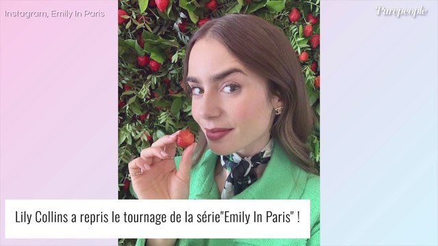 Lily Collins : Sublime sur le tournage de la saison 2 d'Emily In Paris... mais pas à Paris !