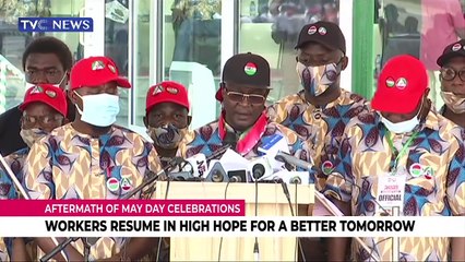 Скачать видео: Nigerian workers resume with high expectations from from government