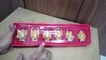 Unboxing and Review of Feng Shui Golden Set Of Laughing Buddha 6 Pc Set gift