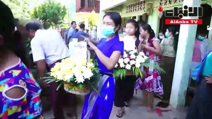 تشييع شاب قتل برصاص الجيش في جنوب بورما