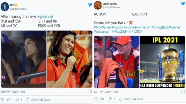 IPL 2021 వాయిదా Kaviya Maran PAPA Happy - SRH Fans యమ హ్యాపీ! పాపం RCB || Oneindia Telugu