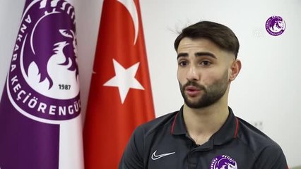 Ankara Keçiörengücü'nün sağ beki Ogün Bayrak: "Hedefim her genç futbolcu gibi milli takıma gitmek"