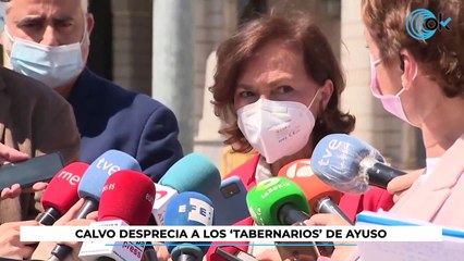 Calvo desprecia a los ‘tabernarios’ de Ayuso: «Para el PSOE es difícil hablar de cañas y berberechos»