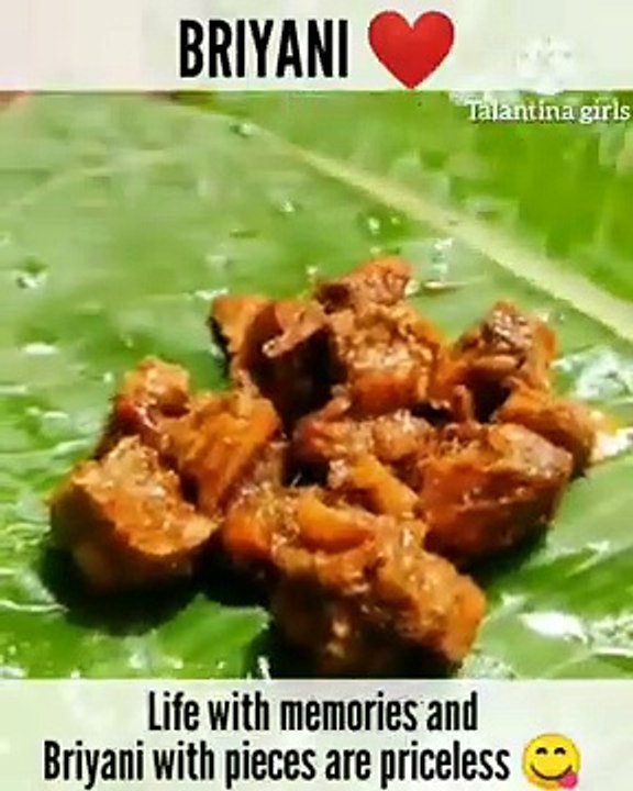 Foodie whatsapp status--❤_Briyani lovers status --_ Talantina girls(360P)