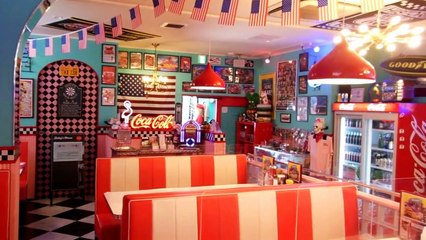 50's American Diner Style Restaurant in Japan
