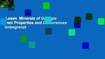 Lesen  Minerals of Georgia: Their Properties and Occurrences  Unbegrenzt