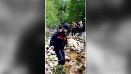 Ormanlık alanda kaybolan kişi 56 saat sonra bulundu