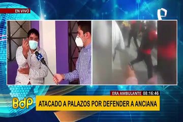 Habla joven agredido por fiscalizadores por defender a anciana durante desalojo