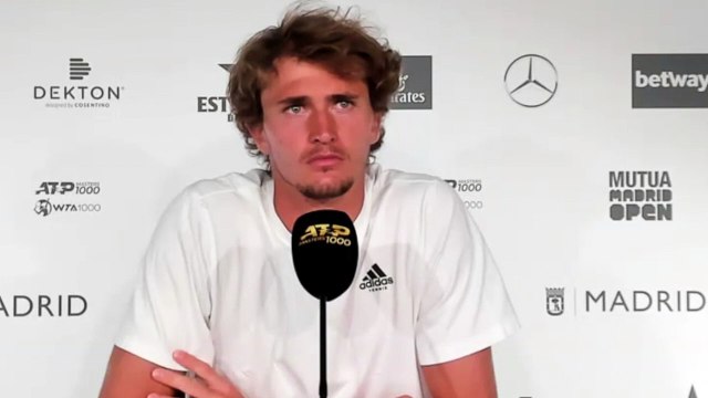 ATP Madrid 2021 - Alexander Zverev : I hope I can adjust my tennis to any kind of conditions, and especially to the Paris conditions