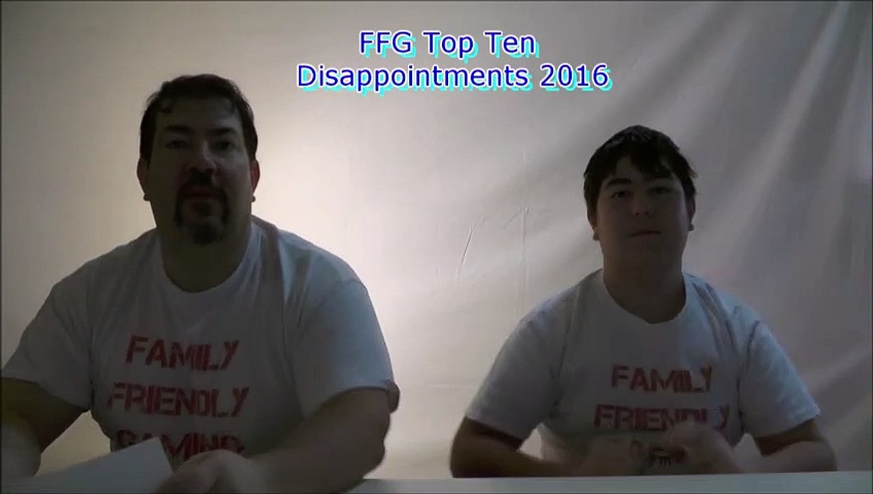 FFG Top Ten Disappointments 2016