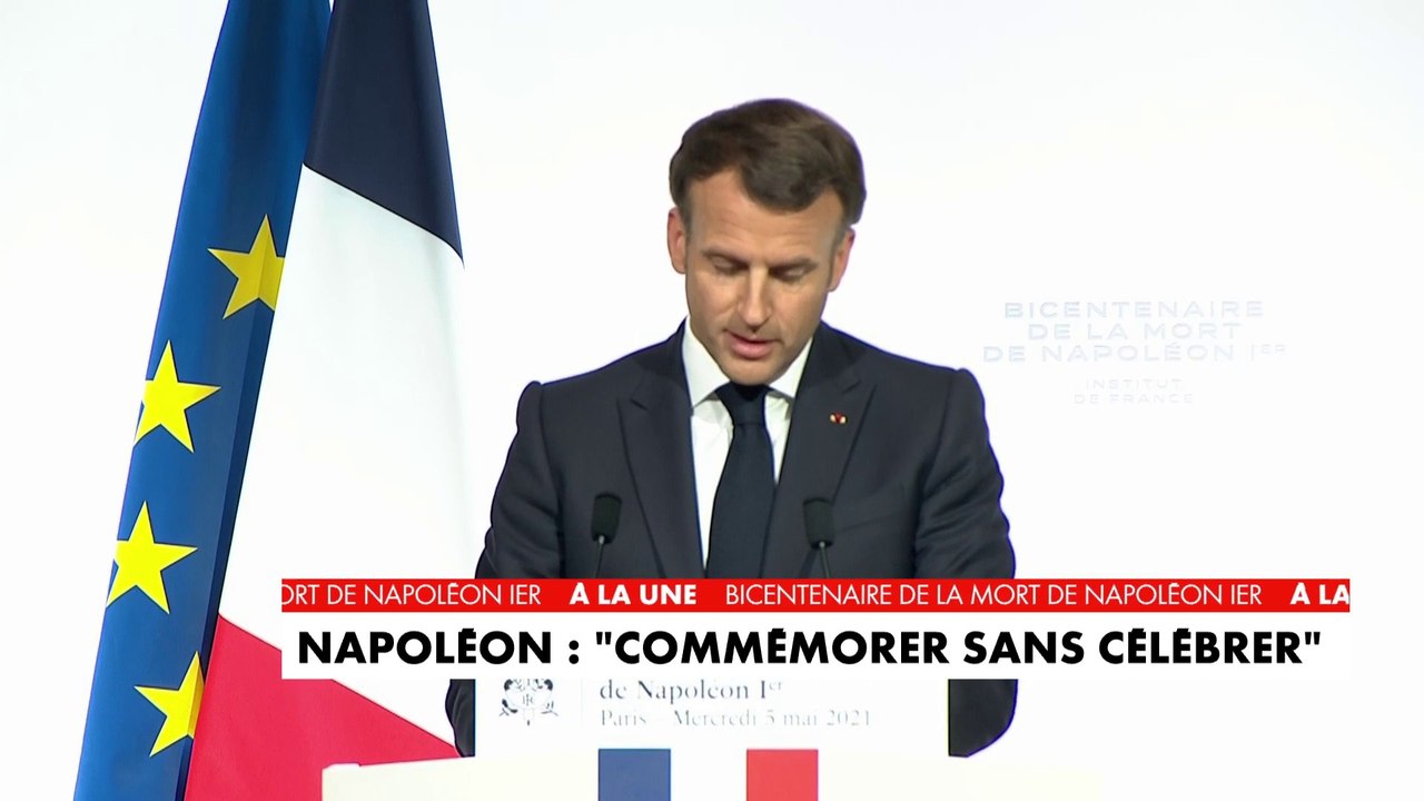 Emmanuel Macron, sur Napoléon : «Ne rien céder à ceux qui veulent effacer le passé»