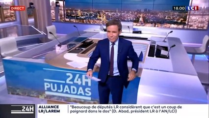 Le générique de "24H Pujadas" sur LCI