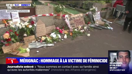Féminicide en Gironde: les habitants de Mérignac rendent hommage à Chahinez