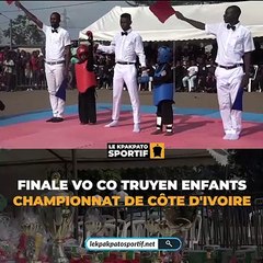 La finale du championnat national de Voco Truyen enfants