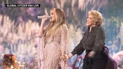 Bidens, Harry and Jennifer Lopez featured at 'Vax Live' concert