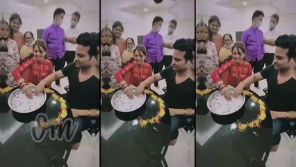 Sugandha Mishra And Sanket Bhosle's Post-Wedding Rituals | Sugandha Mishra Graha Pravesh