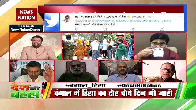 Desh Ki Bahas : बंगाल की हिंसा रोकने की 'शपथ' में कितना सच?