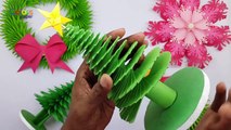 3D Paper Christmas Tree | How To Make Paper Xmas Tree | Diy Christmas Crafts