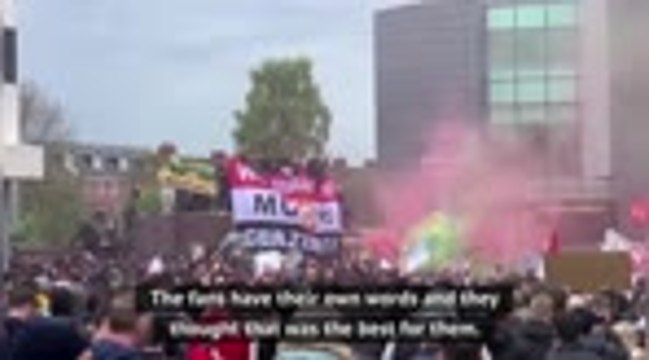 Old Trafford protest a 'difficult day' for Man United - Solskjaer