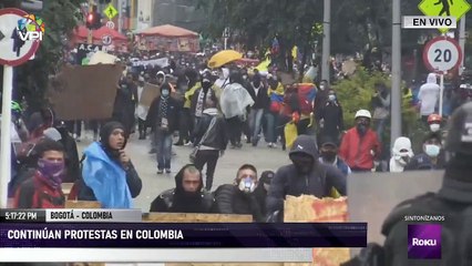 Continúan protestas en Bogotá - VPItv