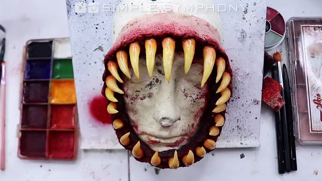 [En] Demogorgon/Leviathan Sfx Halloween Makeup Tutorial | Simple Symphony ♡