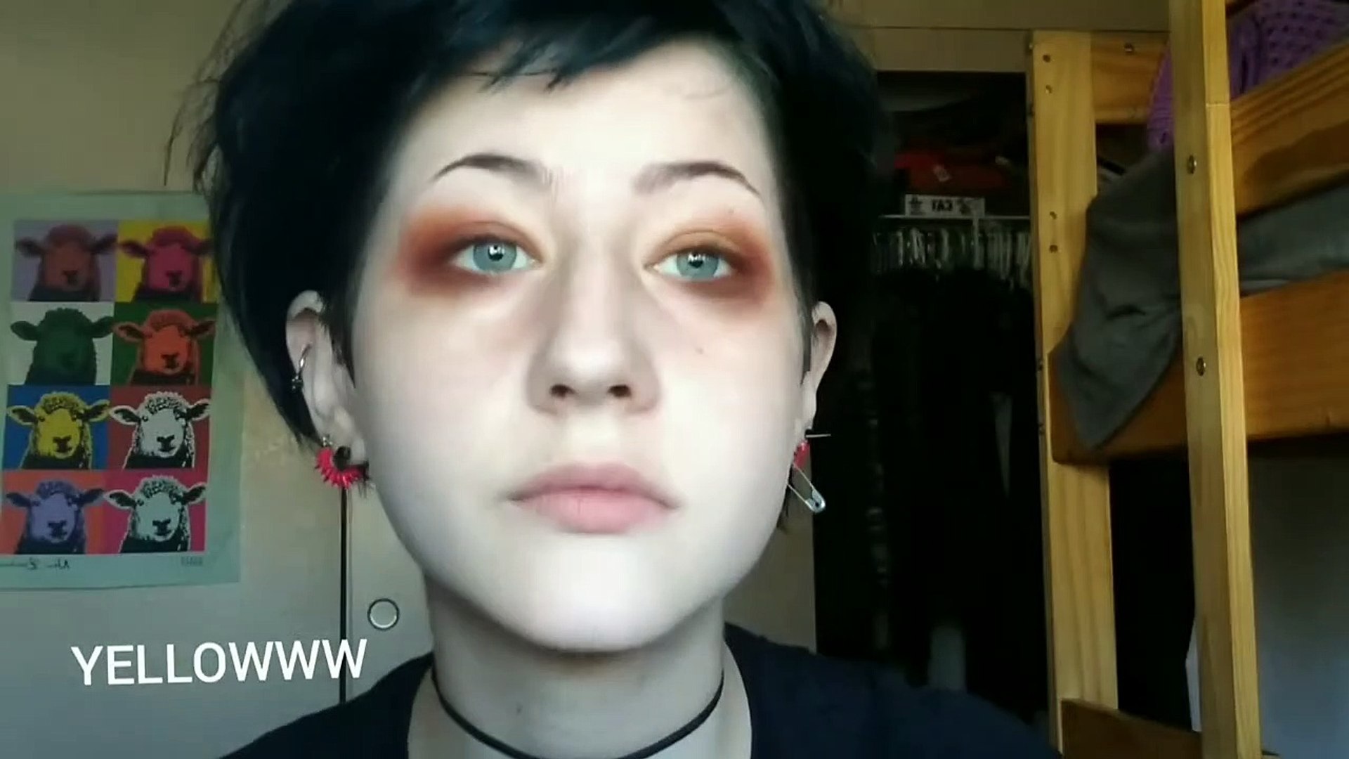 Neutral/Orange Goth Makeup (Emo/Scene Grwm) - video Dailymotion