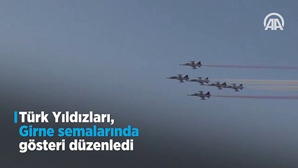 Türk Yıldızları'ndan Girne semalarında muhteşem gösteri
