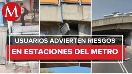 ¡Le urge mantenimiento al Metro de CdMx! Pasajeros difunden fotos de estaciones en mal estado