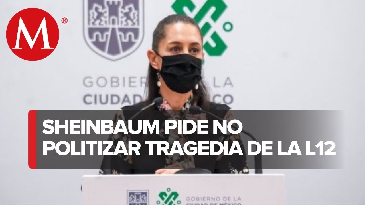 Mezquino, pensar en daño político por accidente en Línea 12 del Metro_ Sheinbaum