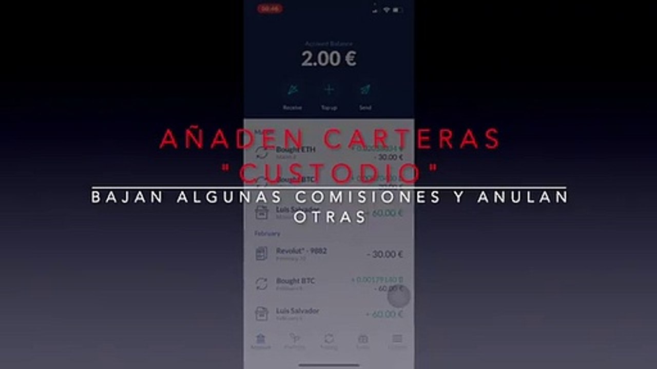 BITWALA. Cambios en la plataforma.