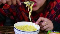 Eating Noodles in Indian Style (without talk) _ Food Eating ASMR(360P)