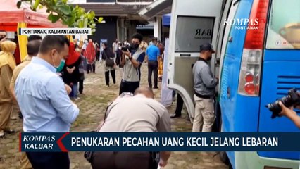 Warga Pontianak Mulai Lakukan Penukaran Uang Jelang Lebaran