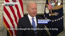 Biden says Republicans have lost their way in 'mini-revolution'