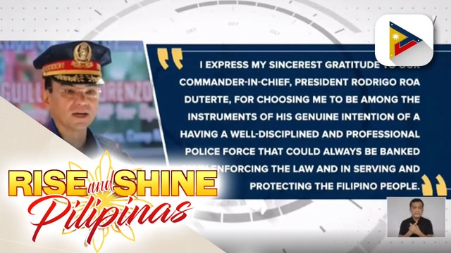 Eleazar, handang harapin ang lahat ng hamon bilang bagong pinuno ng PNP