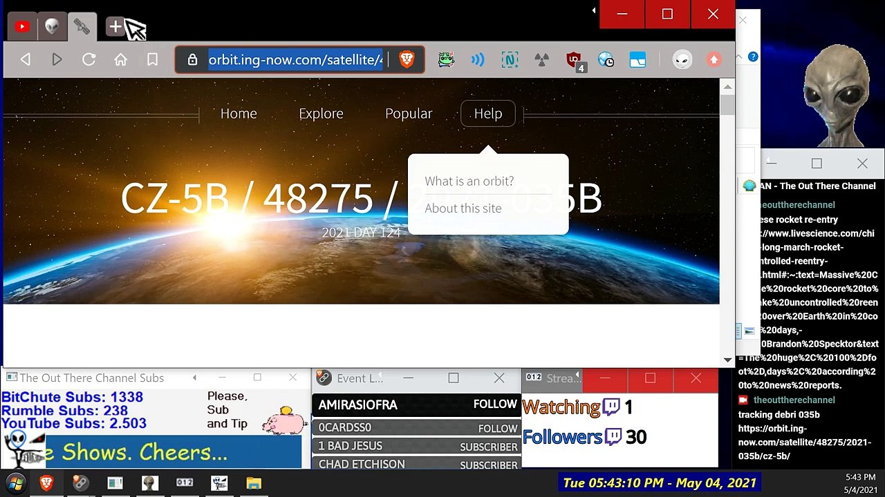 UFO vid Catch up w}Paul - More Alleged UFO vids and News for May 04 2021 ] - OT Chan Live-404-Pt4