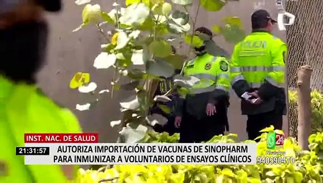 Digemid aprueba importación de vacunas de Sinopharm para voluntarios de ensayos clínicos
