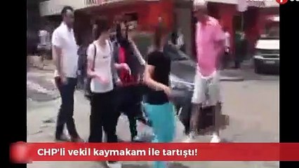 CHP'li vekille kaymakamdan araç park etme tartışması