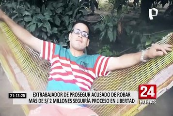 Liberarán a sujeto que robó dos millones de soles a Prosegur