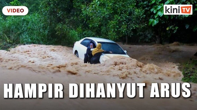 Dua beranak terperangkap arus deras berjaya diselamatkan