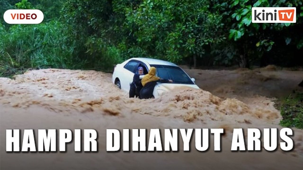 Dua beranak terperangkap arus deras berjaya diselamatkan