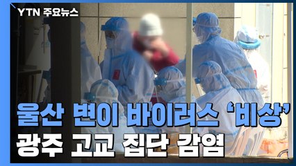 울산 변이 바이러스 확산 '비상'...광주 고교 집단 감염 / YTN