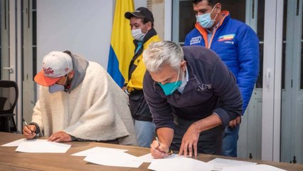 Volqueteros se comprometen a levantar puntos de protesta en Bogotá y Cundinamarca